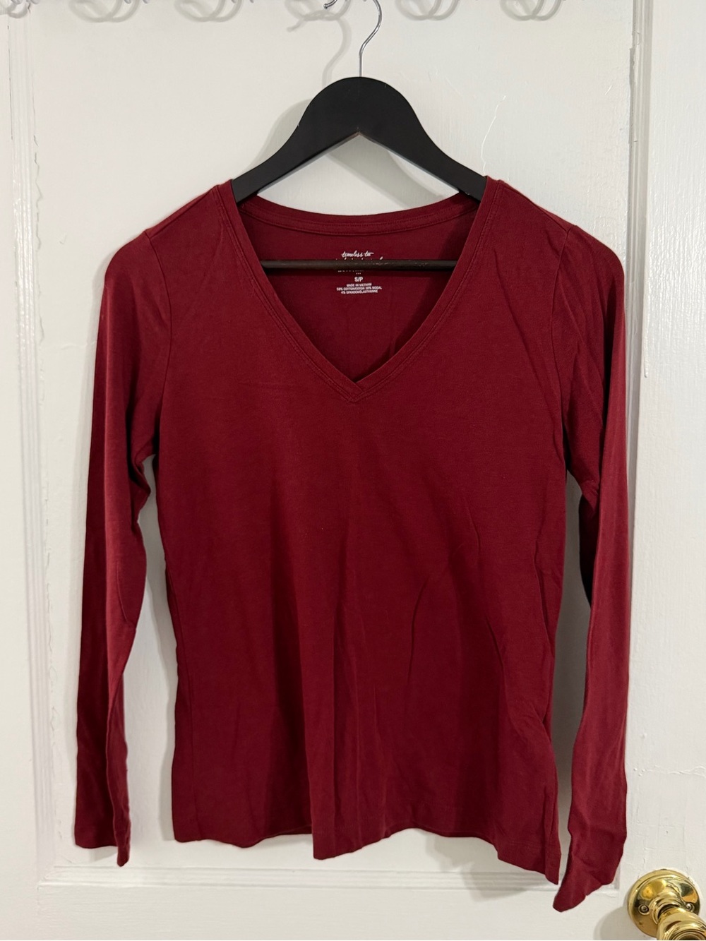 Banana Republic V-Neck Long Sleeve Top
